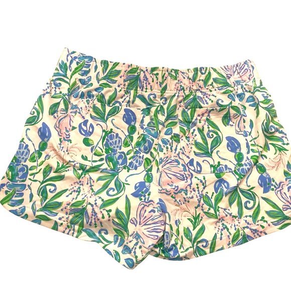 Lilly Pulitzer Women's Floral Shorts - Green, Blue, Pink - Picture 3 of 8
